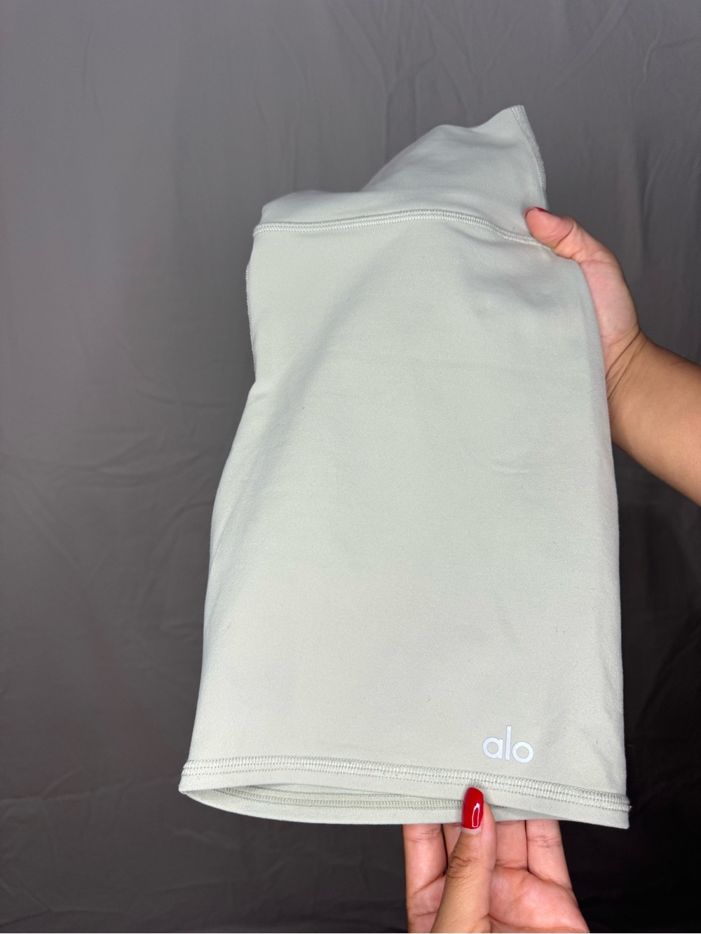 ALO Yoga Men's Athletic Shorts in Pale Gray